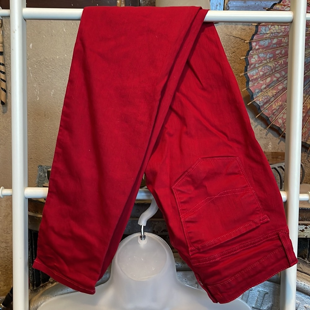 True Slim Red Jeans